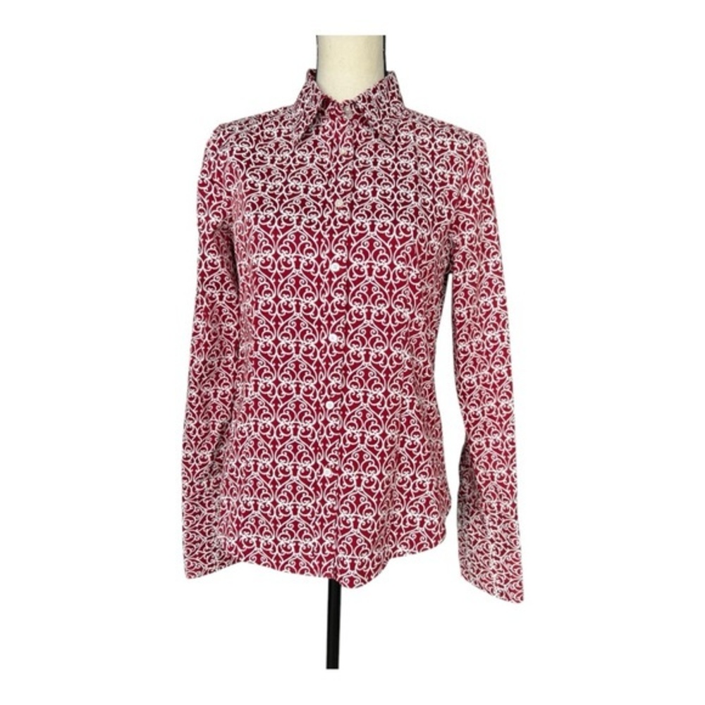 Talbots Modern Classic Button Down Shirt Size 8